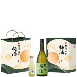 梅乃宿 綠茶梅酒禮盒(大綠+小柚)