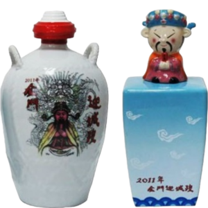 金門酒廠 2011金門迎城隍紀念酒 500ML+1000ML