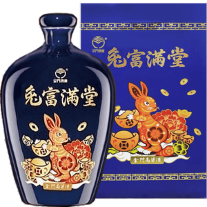 金門酒廠 兔富滿堂紀念酒(藍)