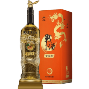 金門酒廠 戰酒黑金龍鴻兔大展金箔酒 3.6L