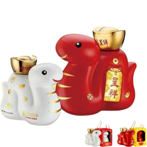 金門高粱 戰酒黑金龍 御蛇呈祥紀念酒(紅+白)