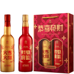 金門高粱 緞金龍2025年大吉大利財源廣進禮盒