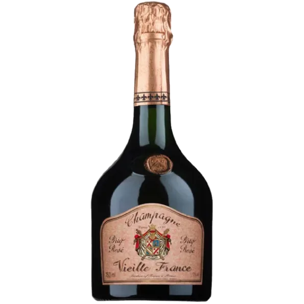 09 老法粉紅香檳木盒 Vieille France Brut Rosé 中秋香檳送禮