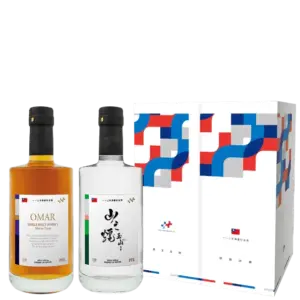 112年雙十國慶紀念酒禮盒 (OMAR雪莉果乾+玉山高粱山之煙)