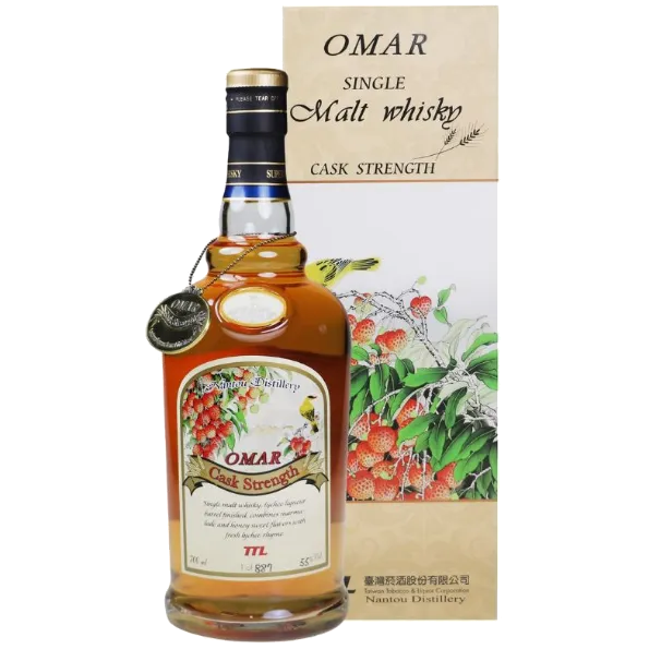 OMAR 原桶強度荔枝桶 單一麥芽威士忌(舊版)