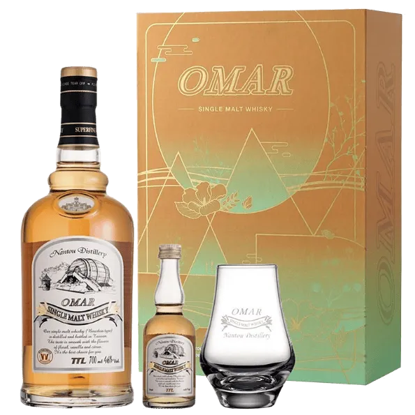 OMAR 波本花香幾何線條版禮盒