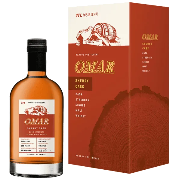 OMAR 雪莉桶原桶強度單一麥芽威士忌