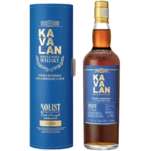 噶瑪蘭 經典獨奏Vinho葡萄酒桶原酒 單一麥芽威士忌(舊版圓筒)