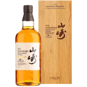 山崎 18年單一麥芽威士忌水楢桶2017年版 (平行)
