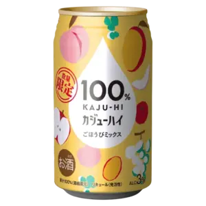 KAJU-HI 100%綜合果汁沙瓦340ML(24入)