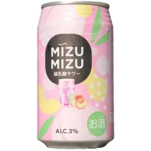 MIZUMIZU 水蜜桃乳酸沙瓦 350ML (24入)