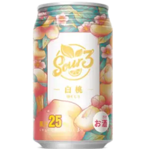 SOUR3沙瓦 水蜜桃風味 350ML(24入)