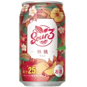 SOUR3沙瓦 蘋果風味 350ML(24入)