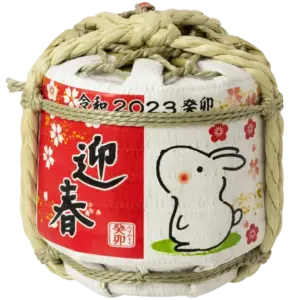 岸本吉二商店 令和2023癸卯兔迎春菰樽 300ML(無酒)