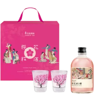日造酒妝 櫻花梅酒禮盒 (贈變色櫻花杯)