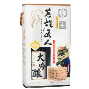 月桂冠 朝隈俊男 酒匠龍公仔 大吟釀 聯名公仔禮盒
