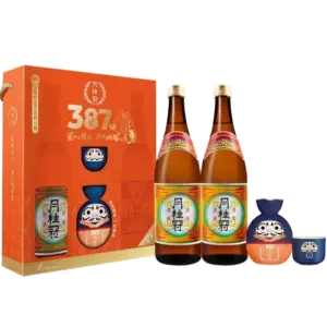 月桂冠清酒387th周年紀念酒匠壺杯(二入組)禮盒
