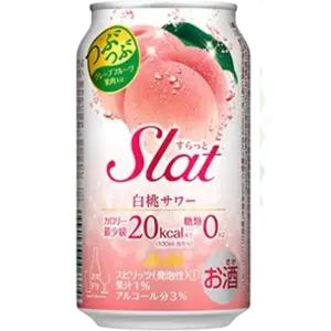 朝日 Slat 白桃沙瓦 350ml (24入) Asahi Slat White Peach Sour
