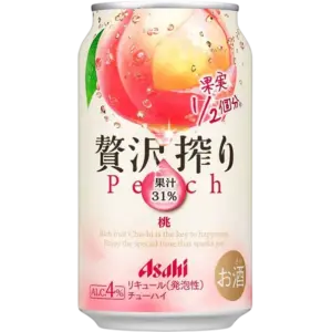 朝日 豪華鮮榨 桃子 贅沢啤酒 350ml (24入)