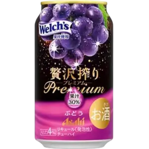 朝日 豪華鮮榨 葡萄 贅沢啤酒 350ml (24入)