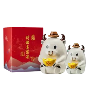 玉山 特曲高粱酒 招財進寶(牛年)