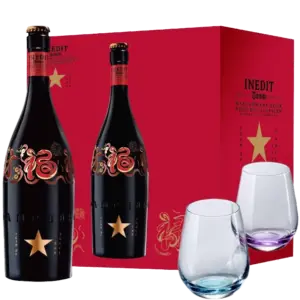 西班牙 金星啤酒 2025蛇年禮盒（750ml*4、杯子*2）