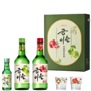 韓國燒酒 清露風味燒酒禮盒(梅子+石榴)