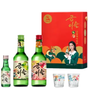 韓國燒酒 清露風味燒酒禮盒(蜂蜜蘋果+梅子)