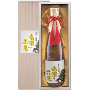 鳳凰無雙 龍躍花見金箔梅酒 龍年限定 木盒版