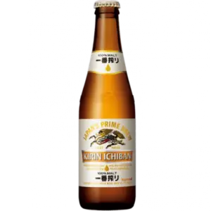 麒麟 一番搾啤酒玻璃瓶 330ML(24入)