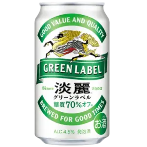 麒麟 淡麗GREEN LABEL啤酒 350ML(24入)