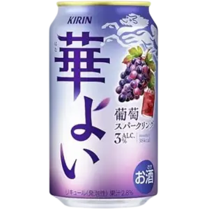 麒麟 華よい 葡萄氣泡酒350ML(24入)
