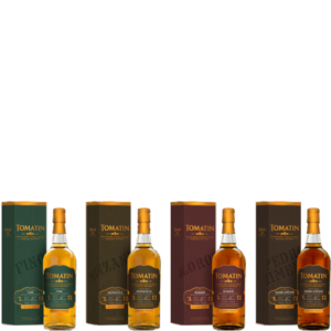 湯瑪丁 12年雪莉四重奏單一麥芽威士忌-4入一套
