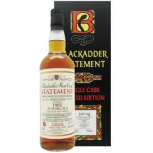 黑蛇裝瓶廠 Craigellachie 21年1995年蘇格蘭單一桶原桶強度麥芽威士忌