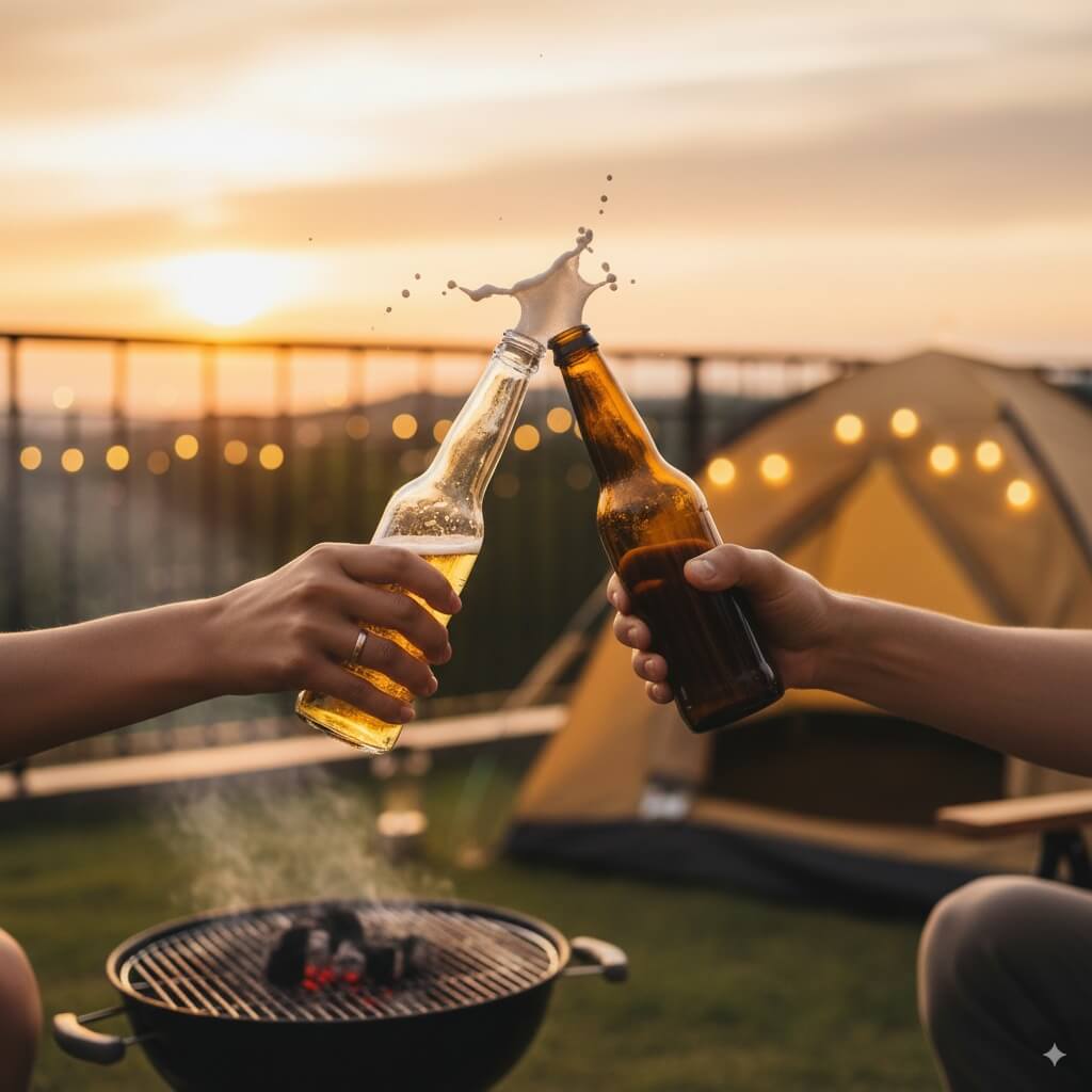 冰鎮啤酒，夏日的最佳良伴示意圖