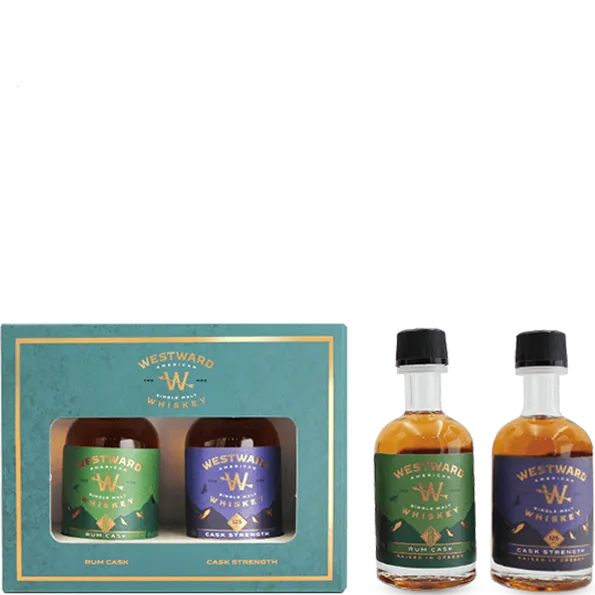 美國威蓋堡 單一麥芽威士忌 迷你酒2瓶入禮盒（蘭姆桶+原味桶原酒）