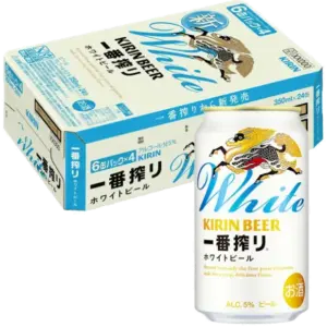 麒麟 一番搾白啤酒 350ML