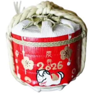 河內酒造 馬年干支梅酒 迷你酒樽(2026年限定)