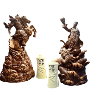 金門皇家酒廠 龍騰馬躍關公孔明造型紀念酒