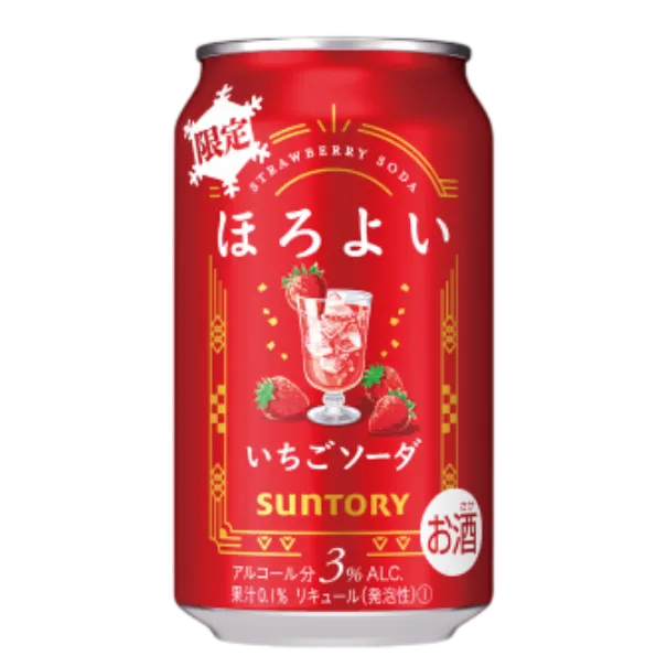 三得利 微醉 雞尾酒草莓蘇打