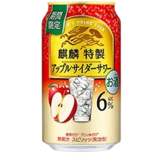 麒麟 特製調酒 蘋果西打沙瓦 350ml (24入)