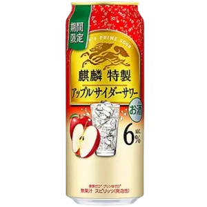 麒麟 特製調酒 蘋果西打沙瓦 500ml (24入)
