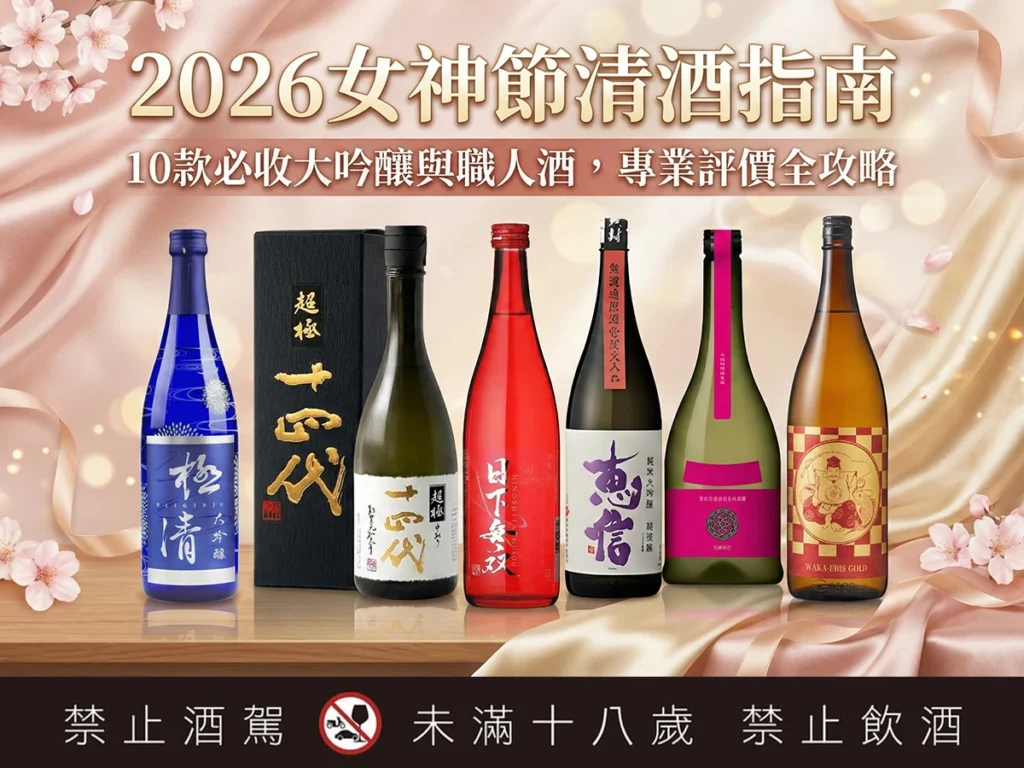 2026女神節清酒指南：10款必收大吟釀與職人酒