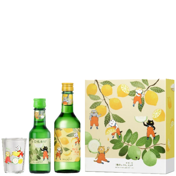 沐月 貓小姐Ms.Cat 燒酒禮盒(檸檬+芭樂)