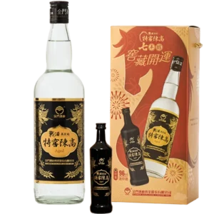 金門酒廠 戰酒黑金龍特窖陳高 窖藏開運禮盒