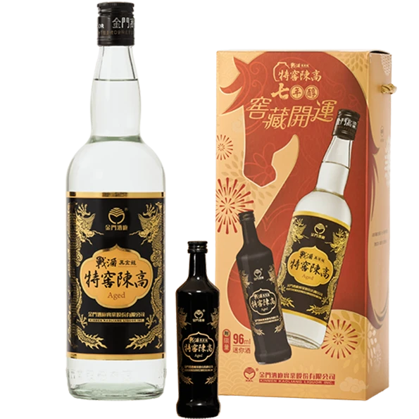 金門酒廠 戰酒黑金龍特窖陳高 窖藏開運禮盒
