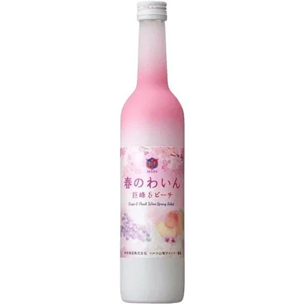 本坊酒造 春限定桃子巨峰葡萄酒 500ML