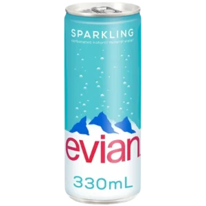 Evian依雲 氣泡礦泉水 鋁罐裝