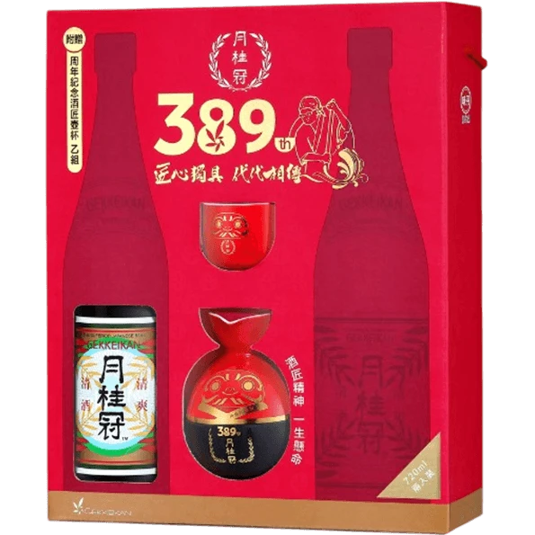 月桂冠 389th【不倒翁】兩入禮盒