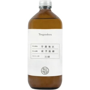 白石酒造 天狗櫻 芋燒酎 紅芋混植